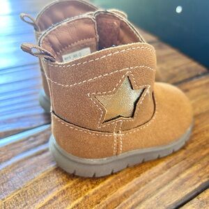 Carter's Brown Star Boots for Toddlers
